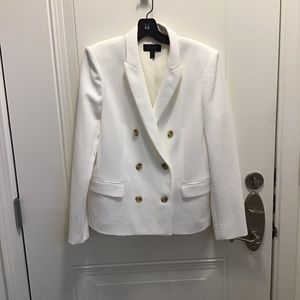 J Crew never worn white size 12 blazer